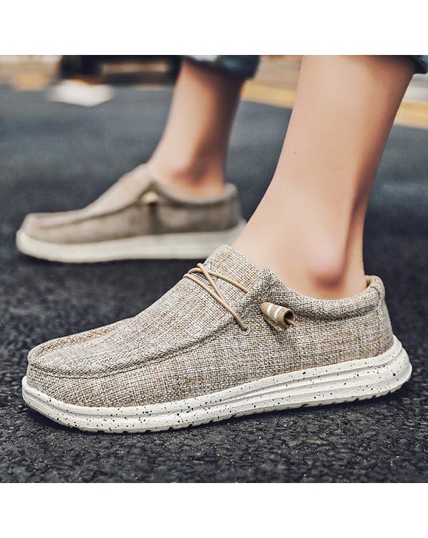 MEN'S CANVAS LOAFERS 25677715